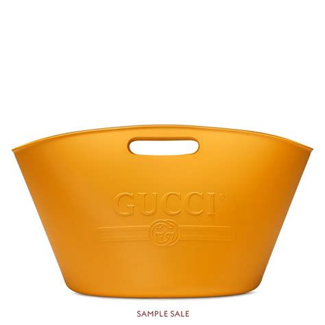 gucci yellow rubber tote|gucci unisex tote.